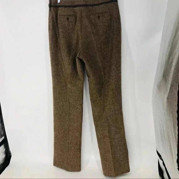 Pendleton tweed leather trim 10L wool trousers - Picture 2 of 5